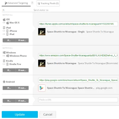 Geniuslink Advanced Targeting